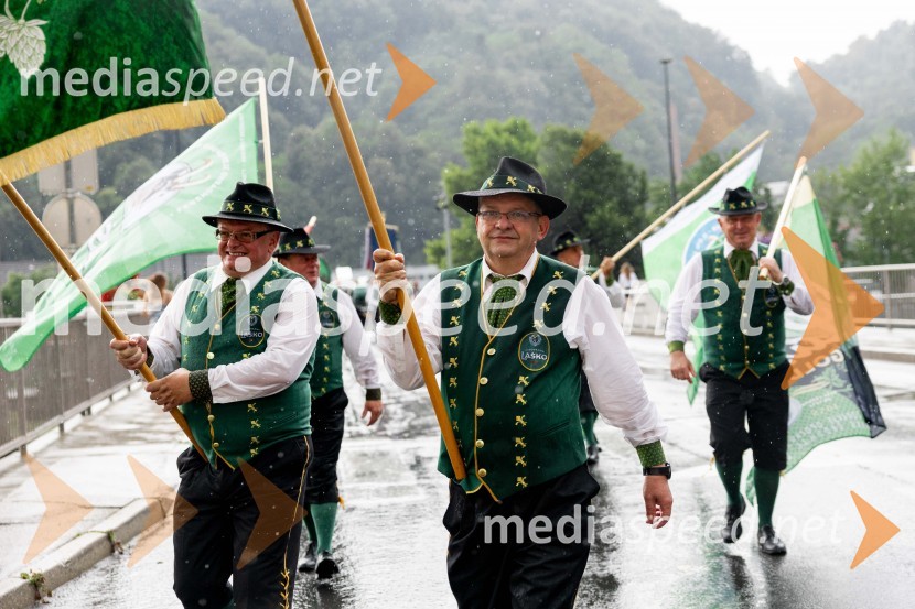 Pivo in cvetje 2024, zaključna povorka