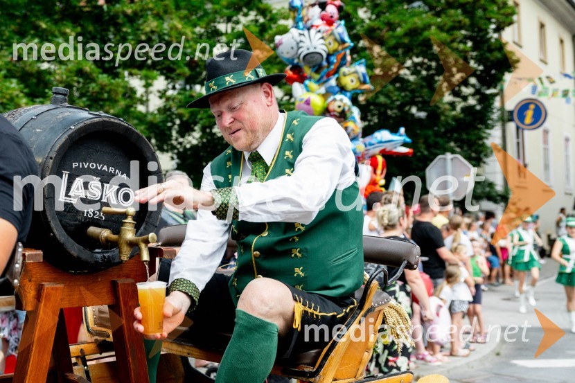 Pivo in cvetje 2024, zaključna povorka