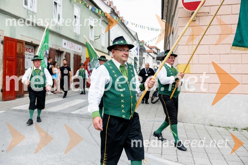 Pivo in cvetje 2024, zaključna povorka