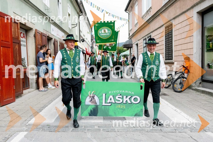 Pivo in cvetje 2024, zaključna povorka
