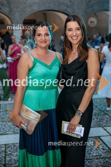  Elvira Treven;  Alenka  Husič, pevka, skupina BepopMuzikal Bodyguard, 72. Ljubljana Festival