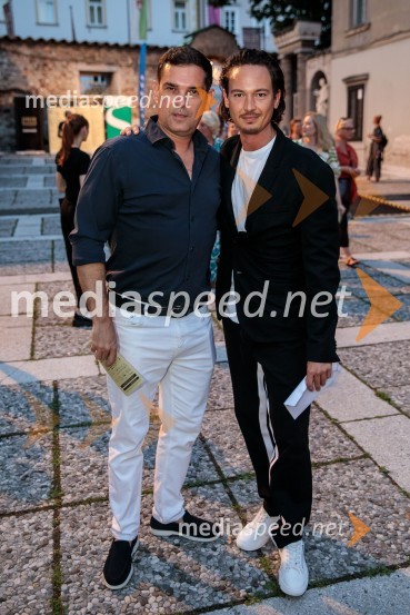  Matej Valenčič, ustanovitelj in direktor, Luxury Slovenia;  Luka Markus Štajer, pevec, igralecMuzikal Bodyguard, 72. Ljubljana Festival