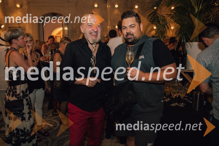  Milan Gačanovič - Gacho, kreativni direktor;  Nejc Simšič, novinarMuzikal Bodyguard, 72. Ljubljana Festival