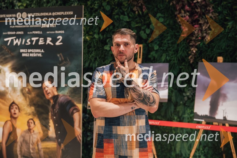  Klemen Bunderla, radijski voditelj, radio AktualAction Night s filmom Twister 2 v Cineplexx Ljubljana