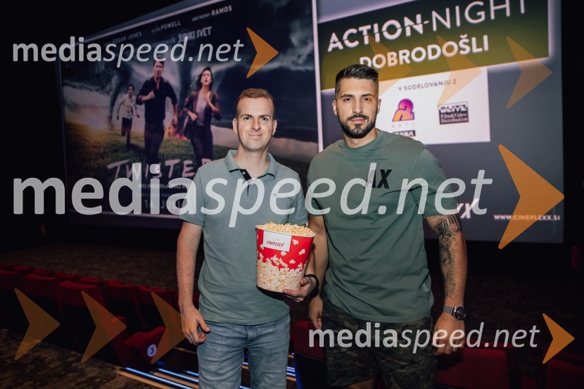  Matej Avbelj;  Challe Salle, glasbenik, raperAction Night s filmom Twister 2 v Cineplexx Ljubljana