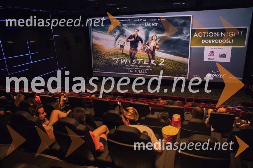 Action Night s filmom Twister 2 v Cineplexx Ljubljana