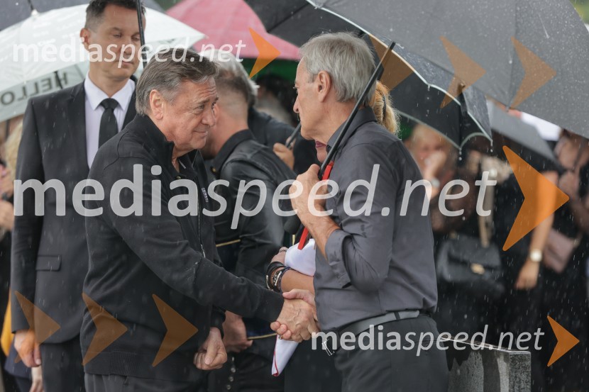  Zoran Janković, župan, Mestna občina Ljubljana;  Mirč OgulinSlovo od humanitarke Anite Ogulin