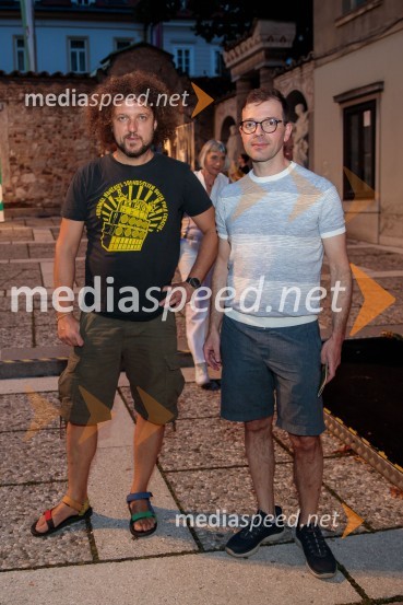  Janez Dovč, glasbenik;  Goran  Krmac, glasbenikMargareth Menezes, koncert, Ljubljana Festival