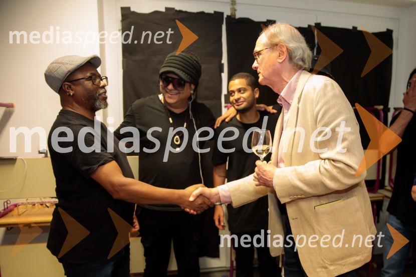  Nelmário Marques Cerqueira, bas;  ... ;  ... ;  Eduardo Prisco Paraiso Ramos,  Brazilski veleposlanik v SlovenijiMargareth Menezes, koncert, Ljubljana Festival