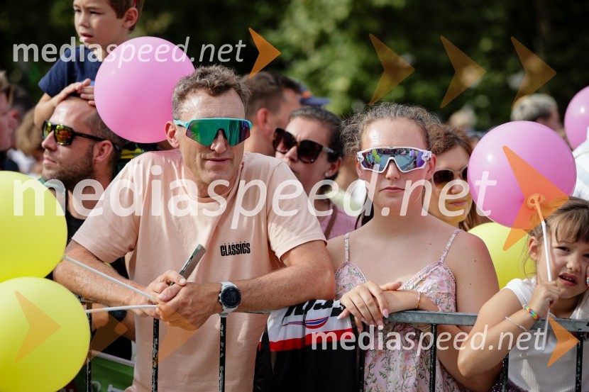 Sprejem Tadeja Pogačarja v Ljubljani