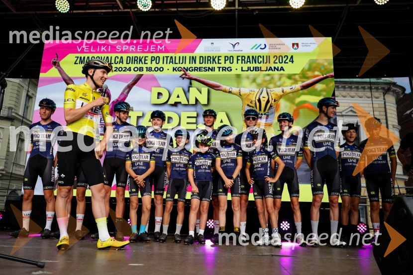  Tadej Pogačar, kolesarSprejem Tadeja Pogačarja v Ljubljani