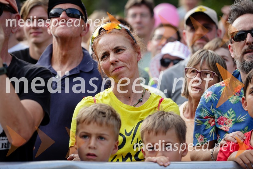 Sprejem Tadeja Pogačarja v Ljubljani