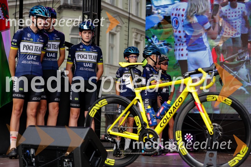 Sprejem Tadeja Pogačarja v Ljubljani