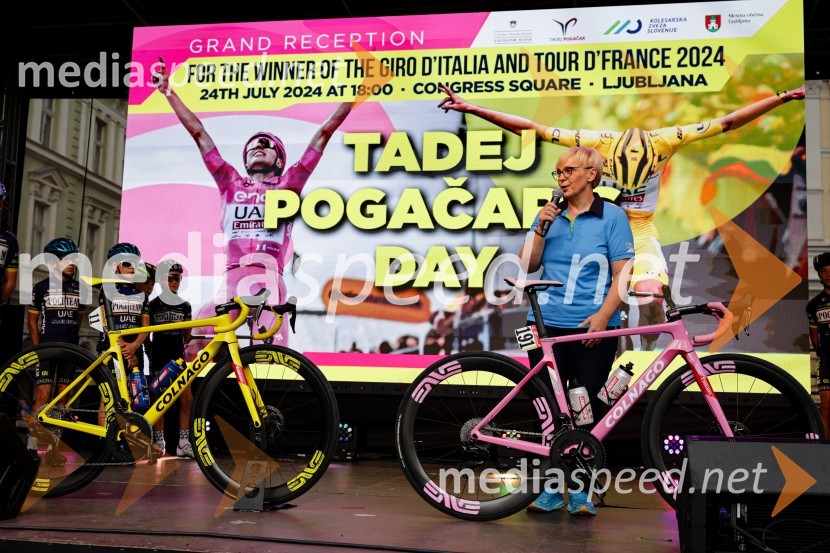 dr. Nataša Pirc Musar, predsednica Republike SlovenijeSprejem Tadeja Pogačarja v Ljubljani