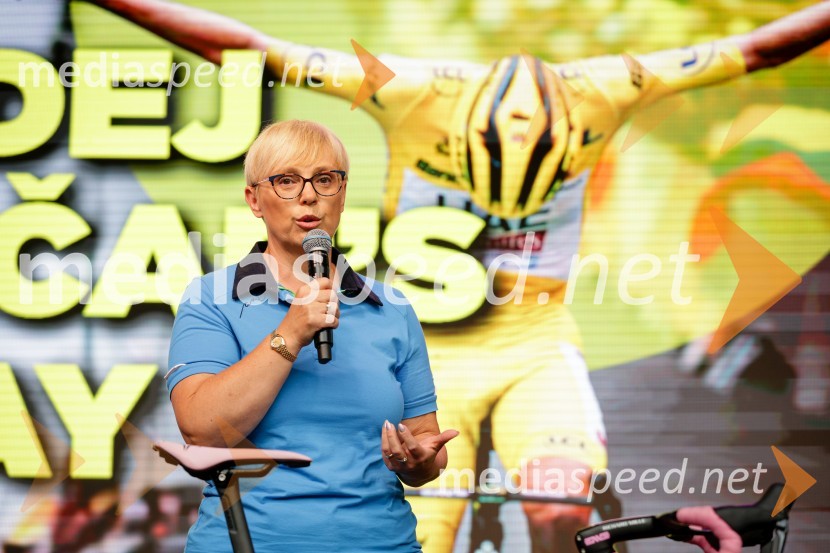 dr. Nataša Pirc Musar, predsednica Republike SlovenijeSprejem Tadeja Pogačarja v Ljubljani