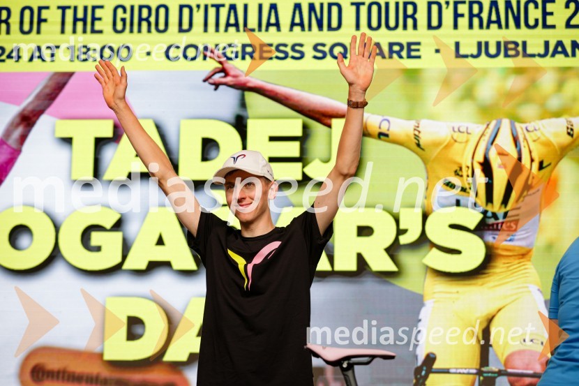  Tadej Pogačar, kolesarSprejem Tadeja Pogačarja v Ljubljani