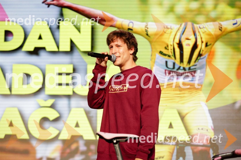  Mark Jacob Cavazza - Vazz, raperSprejem Tadeja Pogačarja v Ljubljani