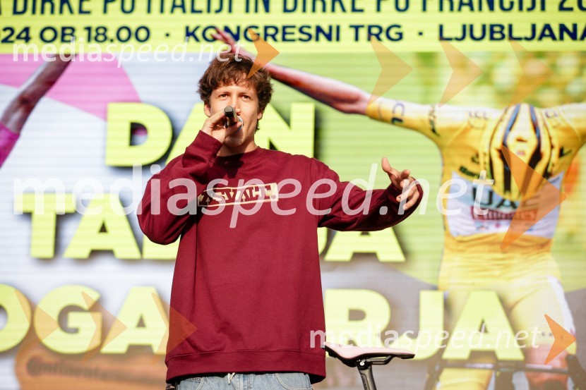  Mark Jacob Cavazza - Vazz, raperSprejem Tadeja Pogačarja v Ljubljani