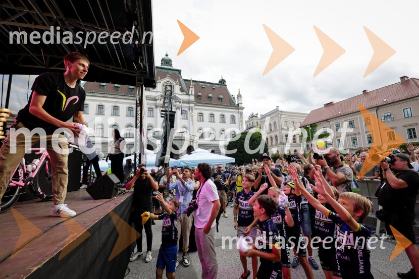  Tadej Pogačar, kolesarSprejem Tadeja Pogačarja v Ljubljani