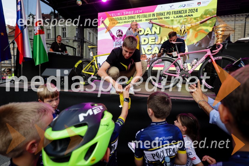  Tadej Pogačar, kolesarSprejem Tadeja Pogačarja v Ljubljani