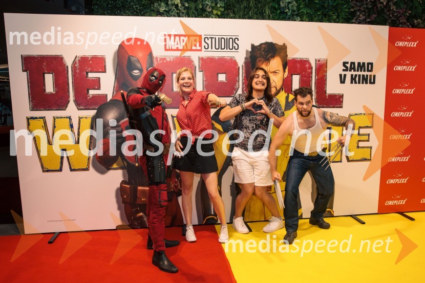  Matic  Gaiser, cosplayer, costumer;  ... ;  ... ;  Jurij K. KoyaVečer superjunakov s filmom Deadpool & Wolverine v Cineplexx Ljubljana