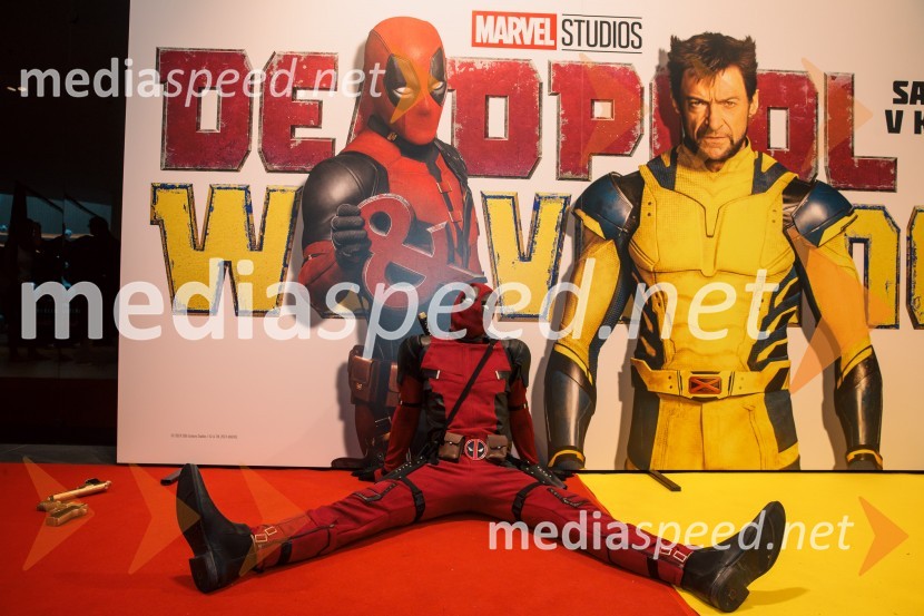  Matic  Gaiser, cosplayer, costumerVečer superjunakov s filmom Deadpool & Wolverine v Cineplexx Ljubljana