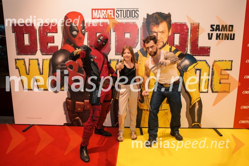  Matic  Gaiser, cosplayer, costumer;  ... ;  Jurij K. KoyaVečer superjunakov s filmom Deadpool & Wolverine v Cineplexx Ljubljana