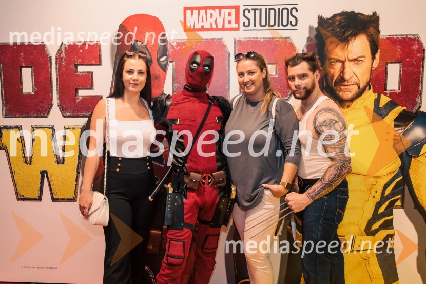  ... ;  Matic  Gaiser, cosplayer, costumer;  ... ;  Jurij K. KoyaVečer superjunakov s filmom Deadpool & Wolverine v Cineplexx Ljubljana