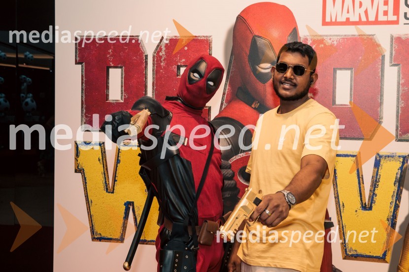  Matic  Gaiser, cosplayer, costumer;  ... Večer superjunakov s filmom Deadpool & Wolverine v Cineplexx Ljubljana