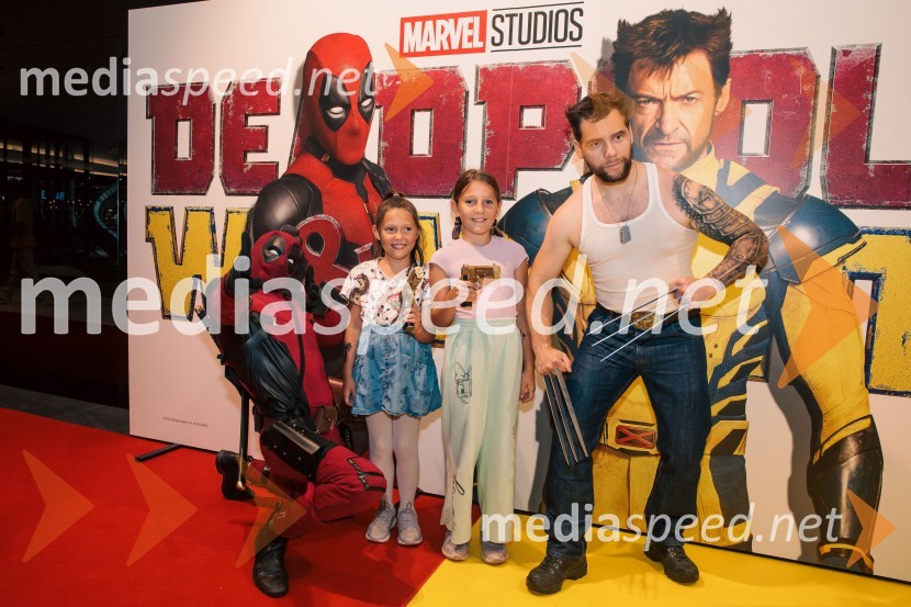  Matic  Gaiser, cosplayer, costumer;  ... ;  ... ;  Jurij K. KoyaVečer superjunakov s filmom Deadpool & Wolverine v Cineplexx Ljubljana