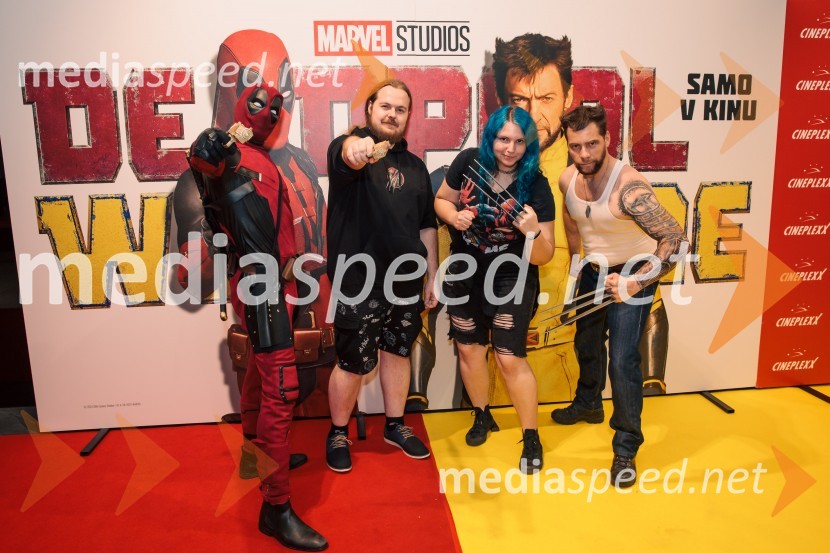  Matic  Gaiser, cosplayer, costumer;  ... ;  ... ;  Jurij K. KoyaVečer superjunakov s filmom Deadpool & Wolverine v Cineplexx Ljubljana