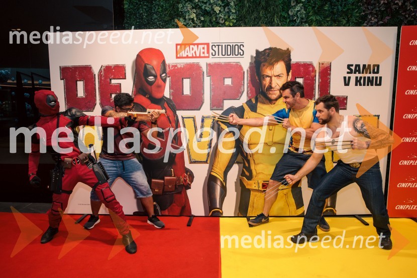  Matic  Gaiser, cosplayer, costumer;  ... ;  ... ;  Jurij K. KoyaVečer superjunakov s filmom Deadpool & Wolverine v Cineplexx Ljubljana