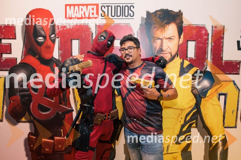  Matic  Gaiser, cosplayer, costumer;  ... Večer superjunakov s filmom Deadpool & Wolverine v Cineplexx Ljubljana