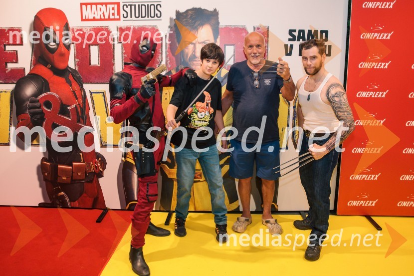  Matic  Gaiser, cosplayer, costumer;  ... ;  ... ;  Jurij K. KoyaVečer superjunakov s filmom Deadpool & Wolverine v Cineplexx Ljubljana