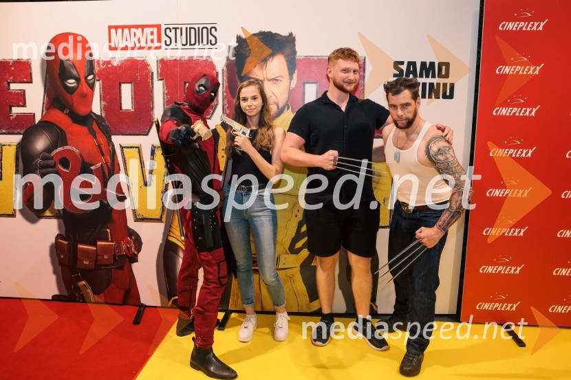  Matic  Gaiser, cosplayer, costumer;  ... ;  ... ;  Jurij K. KoyaVečer superjunakov s filmom Deadpool & Wolverine v Cineplexx Ljubljana