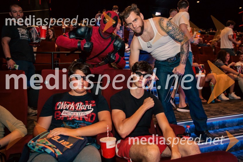  ... ;  Matic  Gaiser, cosplayer, costumer;  Jurij K. Koya;  ... Večer superjunakov s filmom Deadpool & Wolverine v Cineplexx Ljubljana