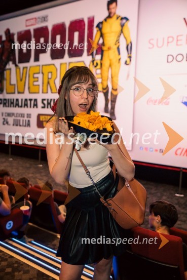  Kaja Kočevar- Kaya Solo, vlogerkaVečer superjunakov s filmom Deadpool & Wolverine v Cineplexx Ljubljana