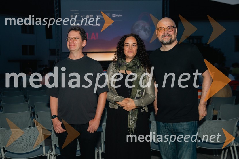  Primož Hladnik, Duo Silence;  Sonja Prosenc, režiserka in scenaristka;  Boris Benko, Duo SilenceOdrešitev za začetnike, predpremiera filma Sonje Prosenc