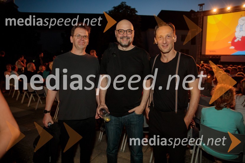  Primož Hladnik, Duo Silence;  Boris Benko, Duo Silence;  Marko  Mandić, igralecOdrešitev za začetnike, predpremiera filma Sonje Prosenc