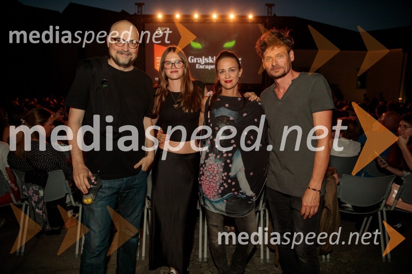  Boris Benko, Duo Silence;  Mila Bezjak, igralka;  Katarina Stegnar, igralka;  Primož Bezjak, igralec, plesalecOdrešitev za začetnike, predpremiera filma Sonje Prosenc