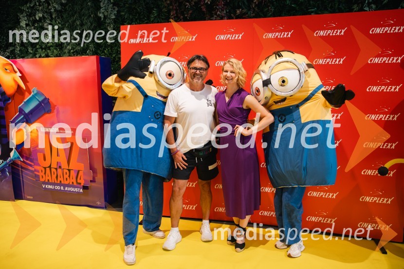  Jernej Kuntner, igralec;  Alenka Kraigher, igralkaJaz, baraba 4, premiera v Cineplexx Ljubljana