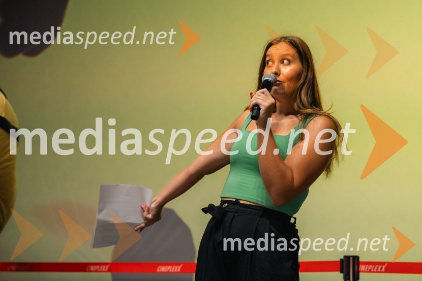  Lara Tošić, radijska voditeljicaJaz, baraba 4, premiera v Cineplexx Ljubljana