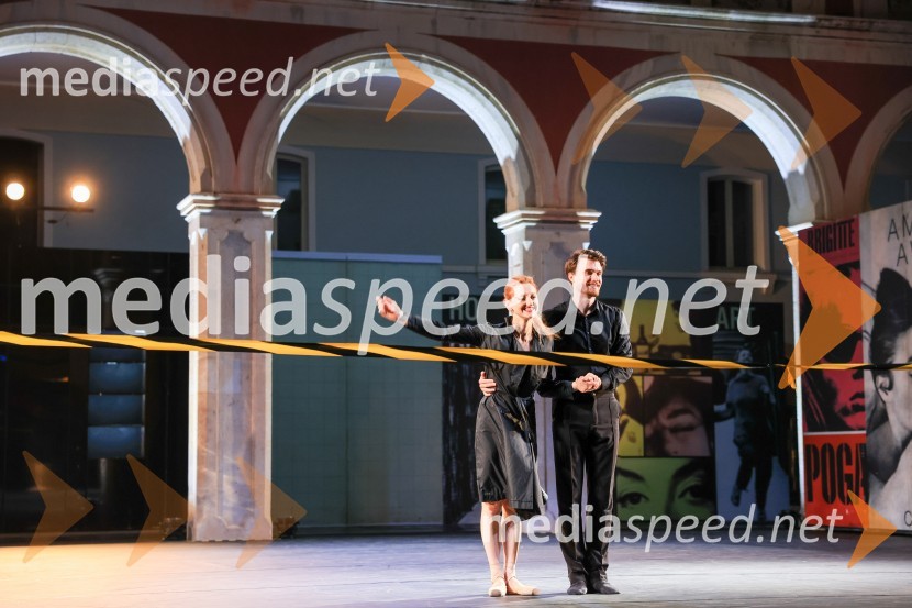  Irina Čaban Bilandžić, baletna solistka;  Tamás Darai, baletni solistBalet Gospa Bovary na Splitskem poletnem festivalu