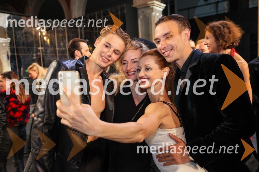  Danil Podhruško, baletni plesalec;  Valentina Turcu, koreografinja in baletna solistka;  Irina Čaban Bilandžić, baletna solistka;  Valerij Ljubenko, baletni plesalecBalet Gospa Bovary na Splitskem poletnem festivalu