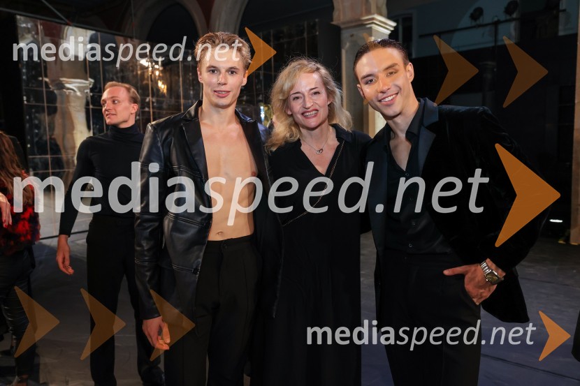  Danil Podhruško, baletni plesalec;  Valentina Turcu, koreografinja in baletna solistka;  Valerij Ljubenko, baletni plesalecBalet Gospa Bovary na Splitskem poletnem festivalu