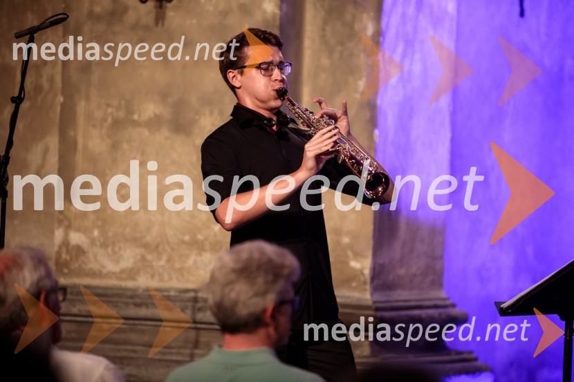  Andrej Omejc, sopranski saksofon, 4 Saxess EnsembleKvartet saksofonov Ensemble 4Saxess na Ljubljana Festivalu