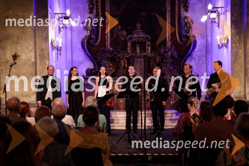  Gabriel Lipuš, bariton;  Mojca Bitenc, sopran;  Petra Kovačič, violina;  Andrej Omejc, sopranski saksofon, 4 Saxess Ensemble; prof. Matjaž Drevenšek, saksofonist;  Dejan Prešiček, baritonski saksofon, 4 Saxess Ensemble;  Oskar Laznik, altovski saksofon, 4 Saxess EnsembleKvartet saksofonov Ensemble 4Saxess na Ljubljana Festivalu