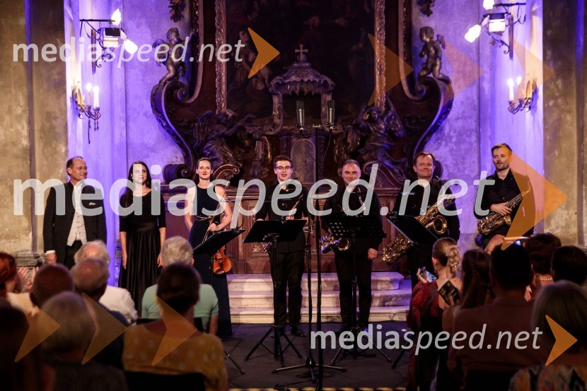  Gabriel Lipuš, bariton;  Mojca Bitenc, sopran;  Petra Kovačič, violina;  Andrej Omejc, sopranski saksofon, 4 Saxess Ensemble; prof. Matjaž Drevenšek, saksofonist;  Dejan Prešiček, baritonski saksofon, 4 Saxess Ensemble;  Oskar Laznik, altovski saksofon, 4 Saxess EnsembleKvartet saksofonov Ensemble 4Saxess na Ljubljana Festivalu