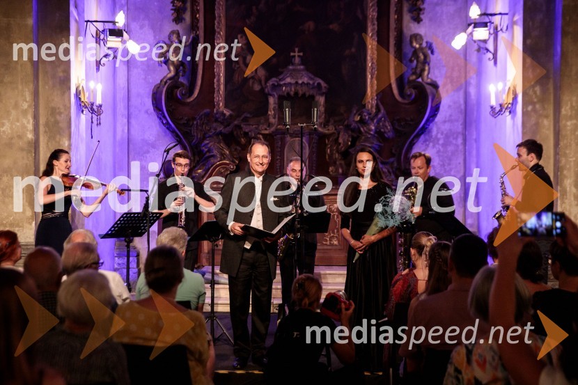  Gabriel Lipuš, bariton;  Mojca Bitenc, sopranKvartet saksofonov Ensemble 4Saxess na Ljubljana Festivalu