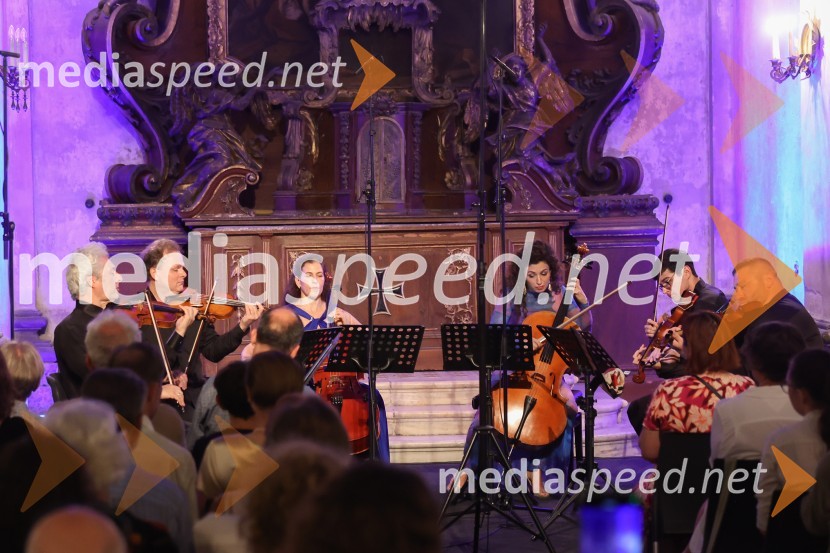  Gary Levinson, violinist;  Anton Iljunin, violinist;  Inbal Segev, violončelo;  Ani Aznavoorian, violončelo;  Adam Savage, viola;  Michael Klotz, violaViolinist Gary Levinson in prijatelji na 72. Ljubljana Festivalu